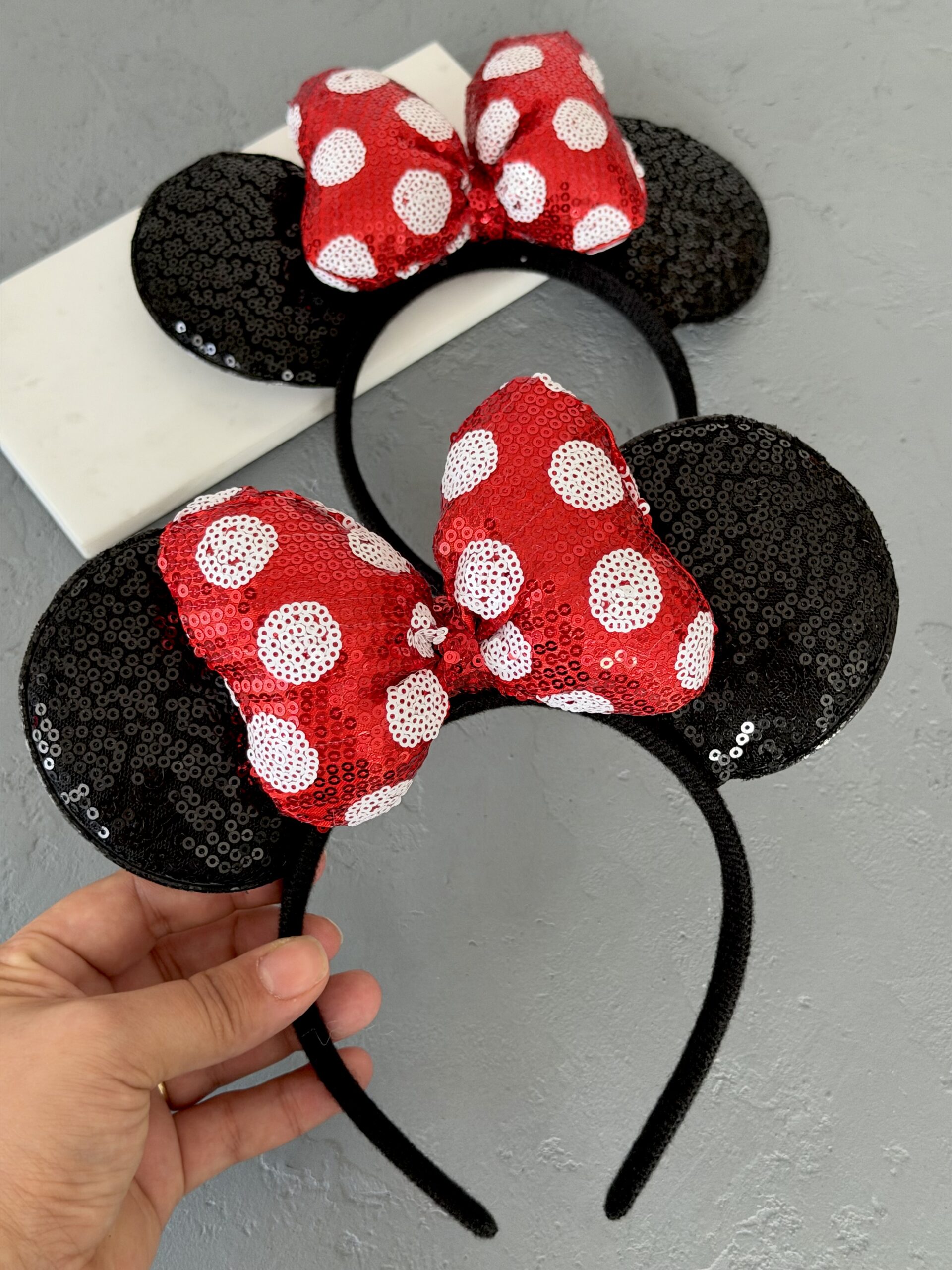 IMG_8124 Minnie Mouse Pullu Taç - Görsel 1